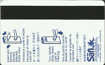Hotel Keycard Hampton Inn Generic Back