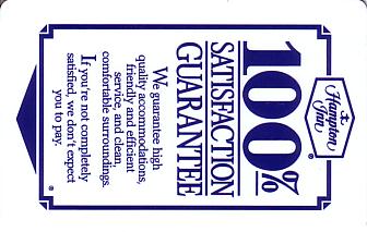 Hotel Keycard Hampton Inn Generic Front