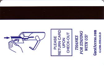 Hotel Keycard Hampton Inn Generic Back