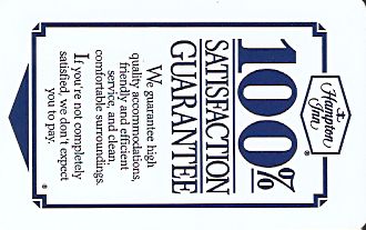 Hotel Keycard Hampton Inn Generic Front
