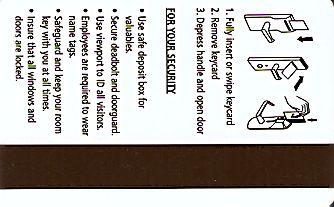 Hotel Keycard Hilton Grand Vacations Generic Back