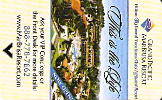 Hotel Keycard Hilton Grand Vacations Generic Front