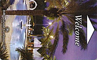 Hotel Keycard Hilton Grand Vacations Generic Front