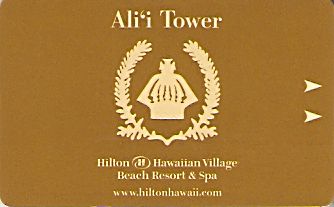 Hotel Keycard Hilton Grand Vacations Hawai (State) U.S.A. (State) Front
