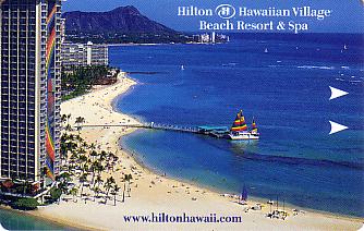 Hotel Keycard Hilton Grand Vacations Hawai (State) U.S.A. (State) Front