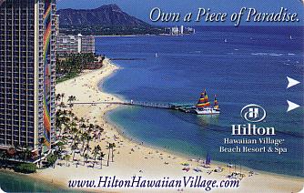 Hotel Keycard Hilton Grand Vacations Hawai (State) U.S.A. (State) Front
