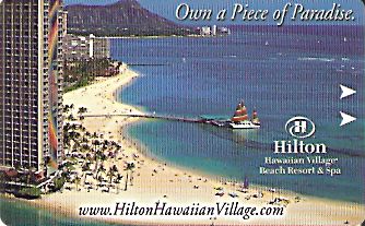 Hotel Keycard Hilton Grand Vacations Hawai (State) U.S.A. (State) Front