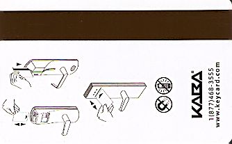 Hotel Keycard Hilton Doubletree Generic Back