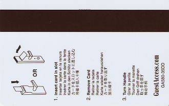 Hotel Keycard Hilton Doubletree Generic Back