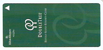 Hotel Keycard Hilton Doubletree Generic Front