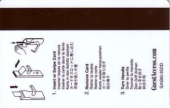 Hotel Keycard Hilton Doubletree Generic Back