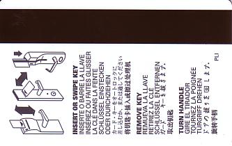 Hotel Keycard Hilton Doubletree Generic Back