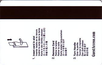 Hotel Keycard Hilton Doubletree Generic Back