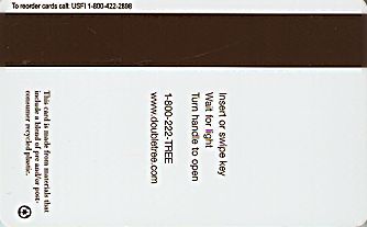Hotel Keycard Hilton Doubletree Generic Back