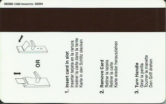 Hotel Keycard Hilton Doubletree Lima Peru Back
