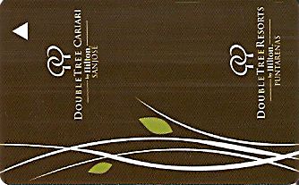 Hotel Keycard Hilton Doubletree San Jose Costa Rica Front