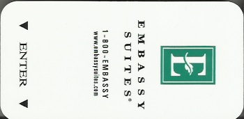 Hotel Keycard Hilton Embassy Generic Front