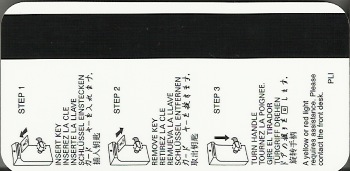 Hotel Keycard Hilton Embassy Generic Back
