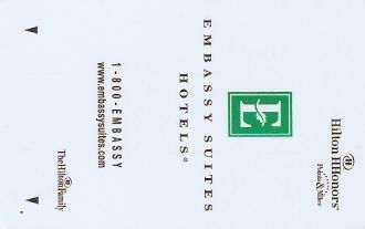 Hotel Keycard Hilton Embassy Generic Front