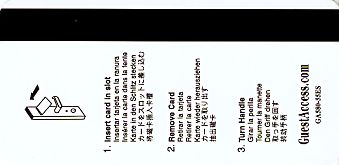 Hotel Keycard Hilton Embassy Generic Back