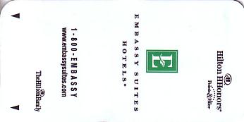 Hotel Keycard Hilton Embassy Generic Front