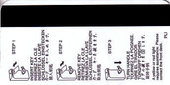 Hotel Keycard Hilton Embassy Generic Back
