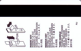 Hotel Keycard Hilton Embassy Generic Back