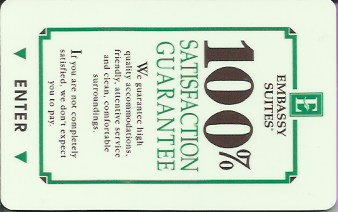 Hotel Keycard Hilton Embassy Generic Front