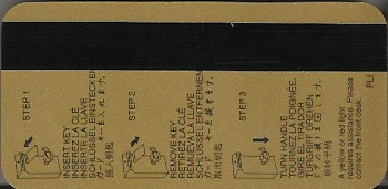 Hotel Keycard Hilton Embassy Generic Back