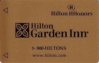 Hotel Keycard Hilton Garden Inn Generic Front