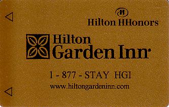Hotel Keycard Hilton Garden Inn Generic Front