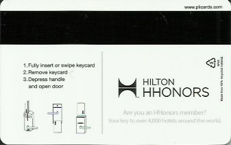 Hotel Keycard Hilton Garden Inn Generic Back