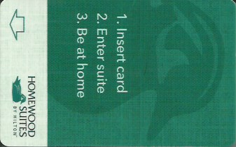 Hotel Keycard Hilton Homewood Generic Front
