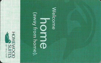 Hotel Keycard Hilton Homewood Generic Front