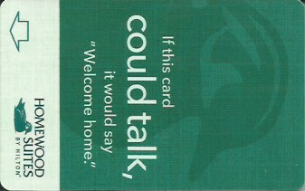 Hotel Keycard Hilton Homewood Generic Front