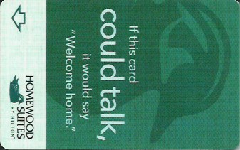Hotel Keycard Hilton Homewood Generic Front