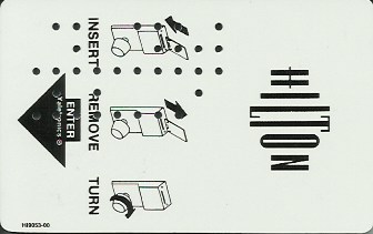 Hotel Keycard Hilton Generic Front
