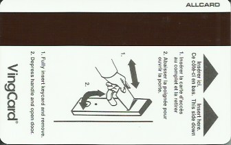 Hotel Keycard Hilton Generic Back