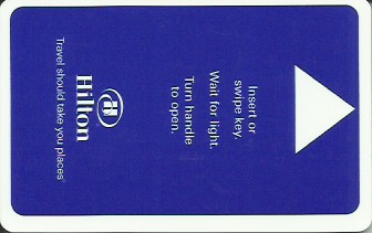 Hotel Keycard Hilton Generic Front