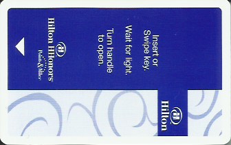 Hotel Keycard Hilton Generic Front