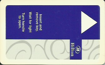 Hotel Keycard Hilton Generic Front