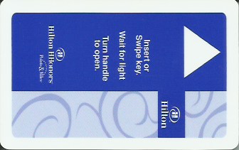 Hotel Keycard Hilton Generic Front