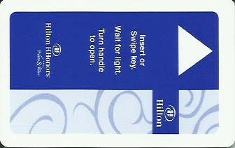 Hotel Keycard Hilton Generic Front