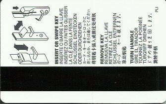 Hotel Keycard Hilton Generic Back