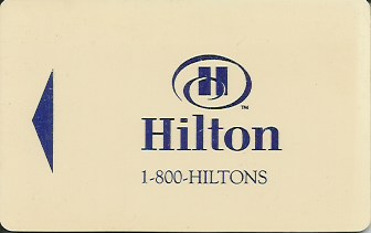 Hotel Keycard Hilton Generic Front