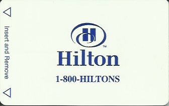 Hotel Keycard Hilton Generic Front