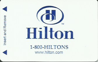 Hotel Keycard Hilton Generic Front