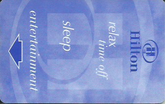 Hotel Keycard Hilton Generic Front
