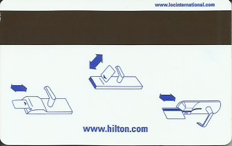 Hotel Keycard Hilton Generic Back