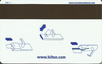 Hotel Keycard Hilton Generic Back